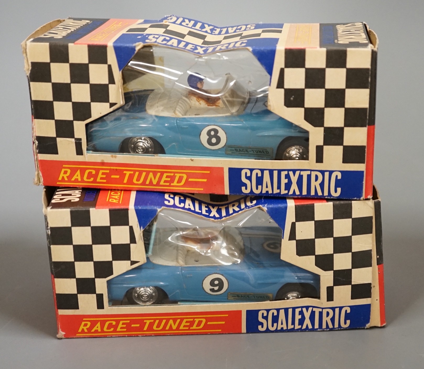 Two boxed Scalextric race-tuned C94 Mercedes